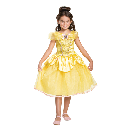 Disney Belle Mekko Deluxe Lasten Naamiaisasu - Medium