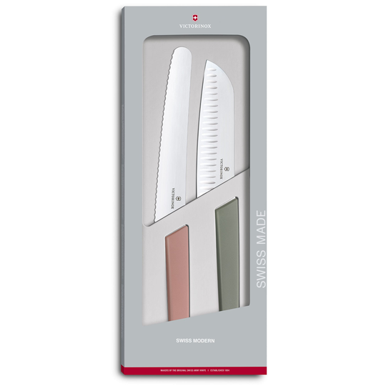 Victorinox Swiss Modern santoku- ja leipäveitsi