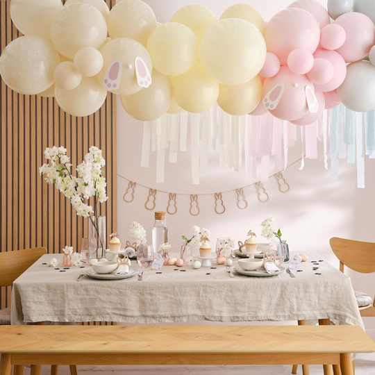 Ilmapallokaari Easter Bunny Streamers