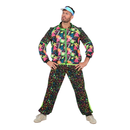 Rockin the 80s Miesten Naamiaisasu - Small