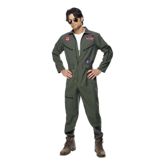Top Gun Jumpsuit Naamiaisasu - Medium