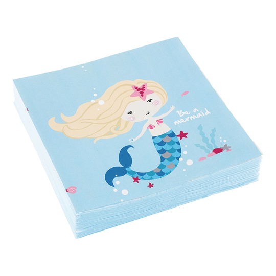 Lautasliinat Be a Mermaid - 20-pakkaus