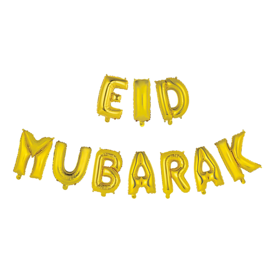 Ilmapalloviirinauha Eid Mubarak Kulta