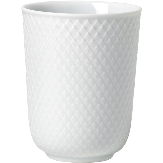 Lyngby Porcelæn Rhombe-muki, 33 cl, valkoinen
