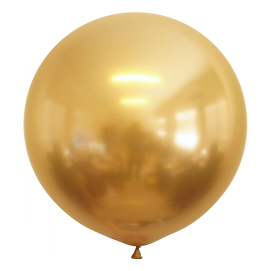 Lateksi-ilmapallot Professional Supersuuret Gold Chrome - 10-pakkaus