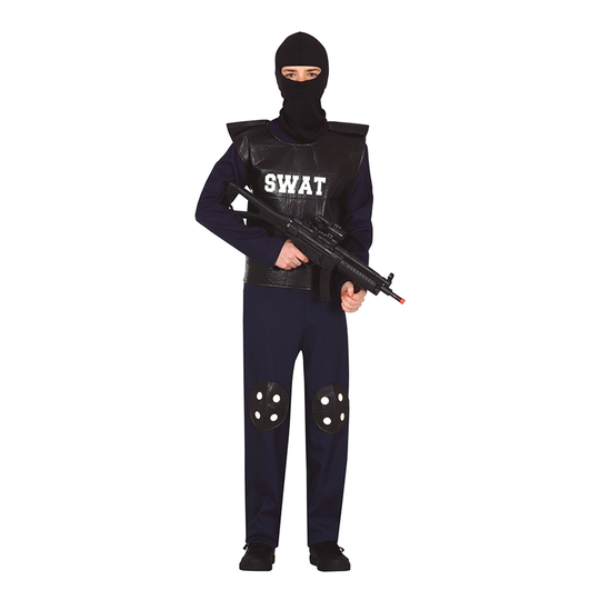 SWAT Poliisi Teen Naamiaisasu - One size