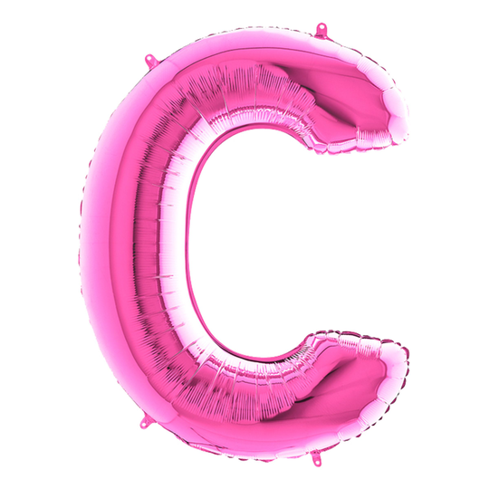 Kirjainilmapallo Vaaleanpunainen - Kirjain C