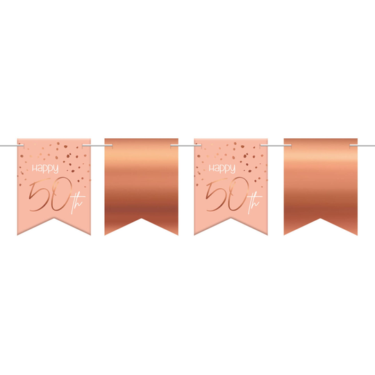 Lippuviirinauha Happy 50th Lush Blush