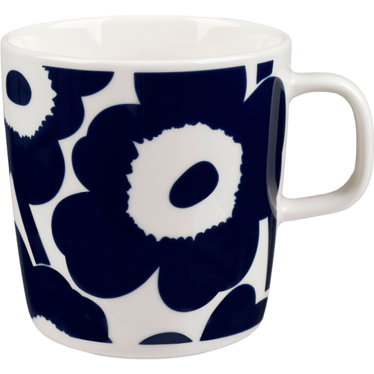 Marimekko Unikko-muki, 4 dl, tummansininen