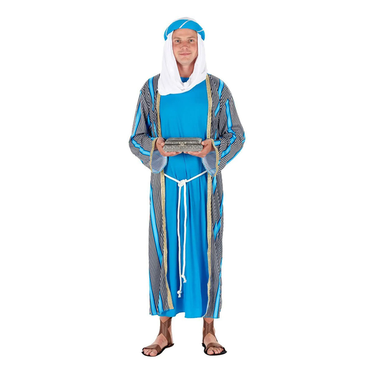 Kolme Tietäjää Sininen Naamiaisasu - One size