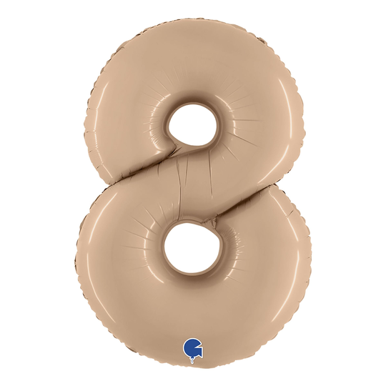 Numeroilmapallo Satin Nude - Numero 8