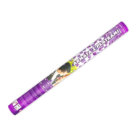 Konfettitykki Ruusun terälehti Violetti - 80 cm