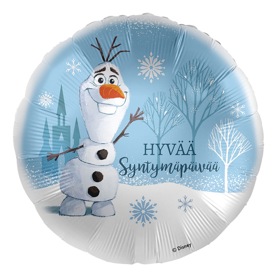 Folioilmapallo Disney Happy Syntymäpäivä Olaf