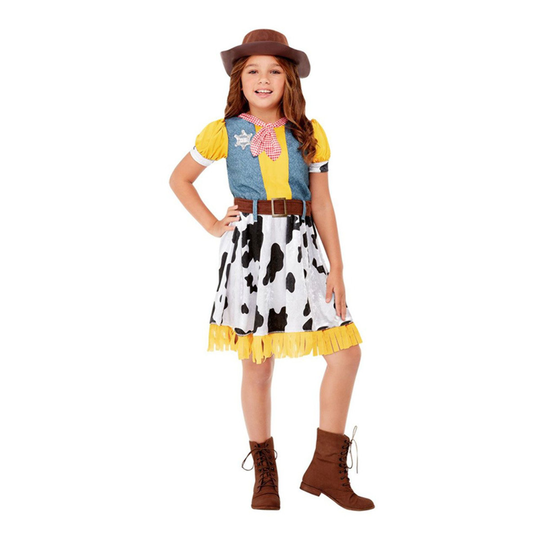 Western Cowgirl Lasten Naamiaisasu - Large