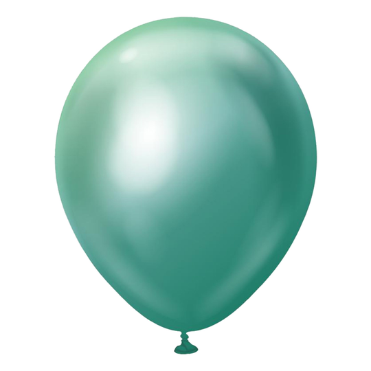 Lateksi-ilmapallot Professional Suuret Green Chrome - 25-pakkaus