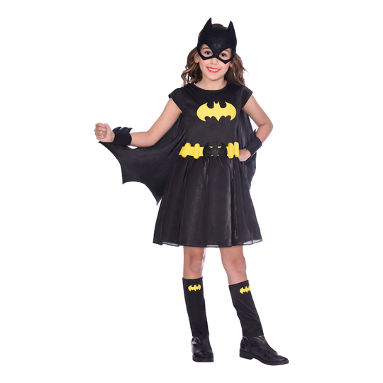 Batgirl Klassinen Lasten Naamiaisasu - Medium