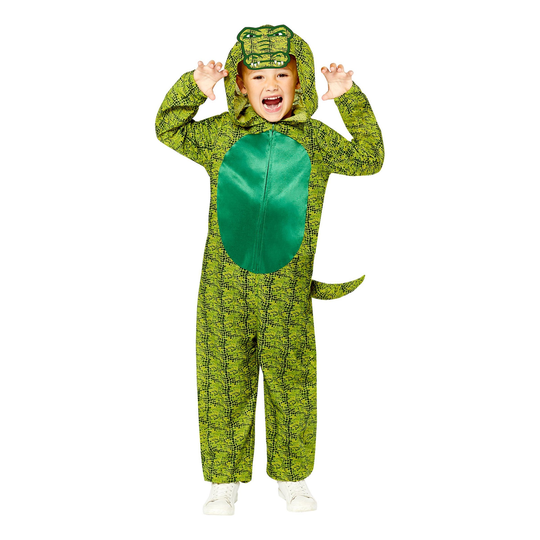 Krokotiili Onesie Lasten Naamiaisasu - X-Small