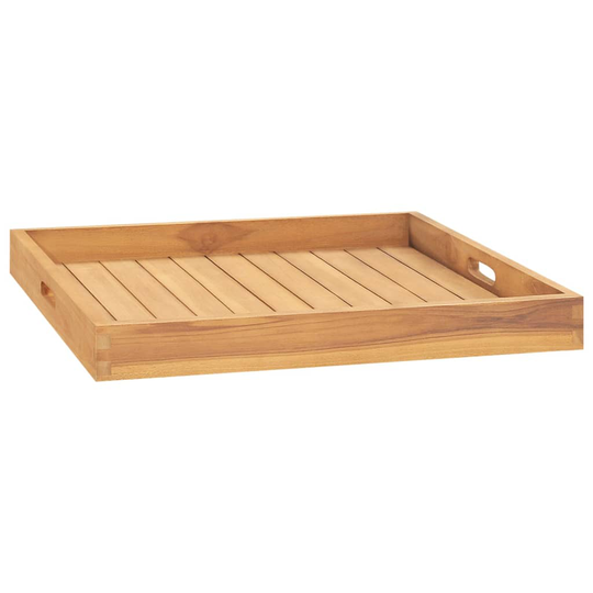 vidaXL Tarjotin 60x60 cm täysi tiikki