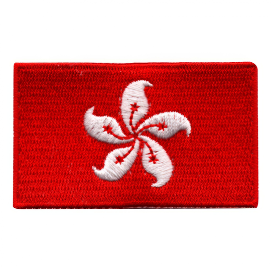Kangasmerkki Hongkongin Lippu