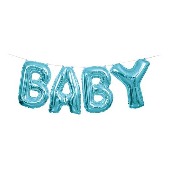 Kirjainilmapallot Baby Sininen