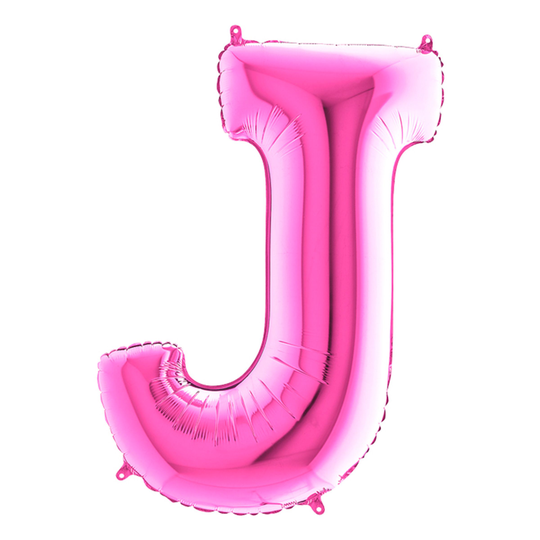 Kirjainilmapallo Vaaleanpunainen - Kirjain J