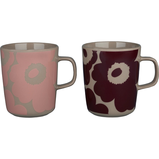 Marimekko Unikko muki 2-pakkaus, 2,5 dl