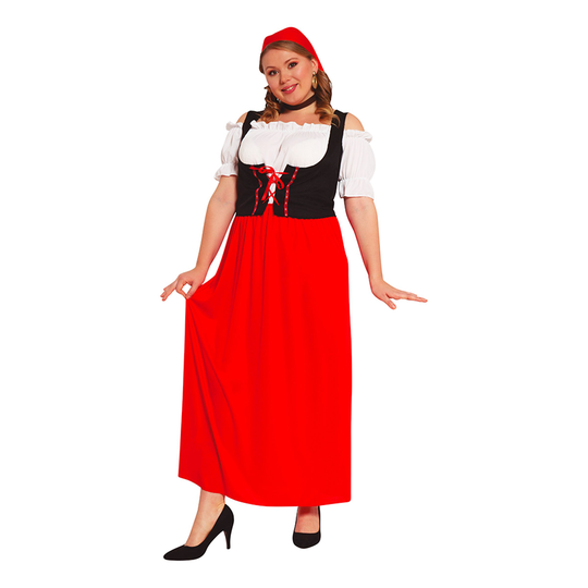 Oktoberfest Mekko Plus-size Naamiaisasu - Plus-size