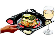 Caterplate piknik-lautanen (10 kpl), musta