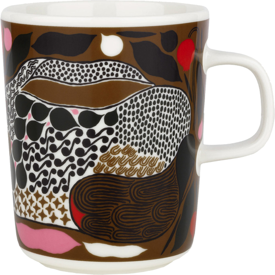 Marimekko OIVA muki 2,5 dl, rusakko, multi