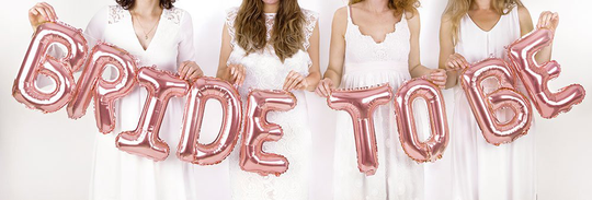 Foliopallo - Bride To Be - Ruusukulta