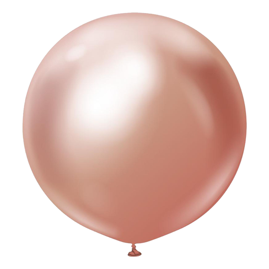 Lateksi-ilmapallot Professional Supersuuret Rose Gold Chrome - 10-pakkaus