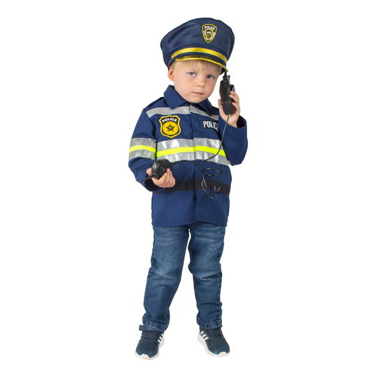 Poliisitakki Lasten Naamiaisasu - Small