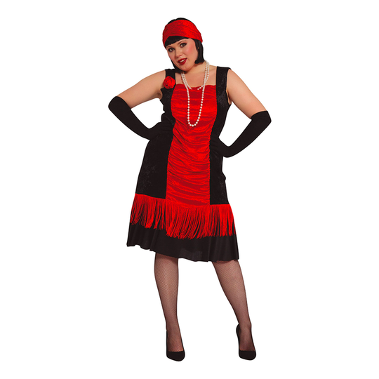 Gatsby-mekko Plus-size Naamiaisasu - Plus-size