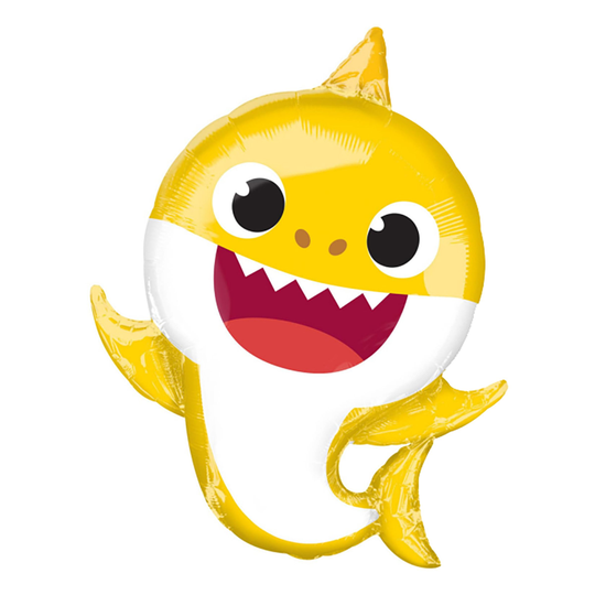 Folioilmapallo Baby Shark Keltainen