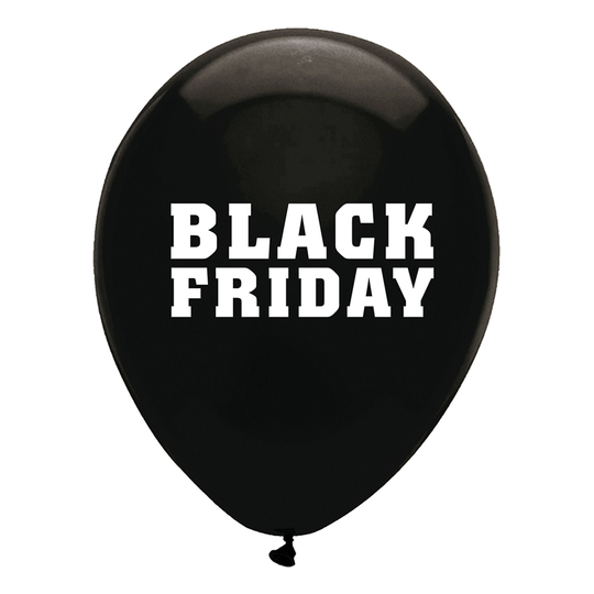 Ilmapallot Black Friday - 10-pakkaus