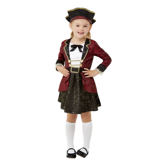 Swashbuckler Merirosvo Lasten Mekko Naamiaisasu - Large