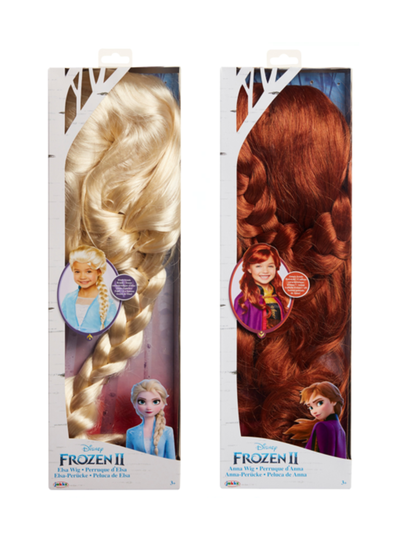 Frozen 2 anna / elsa peruukki lajitelma