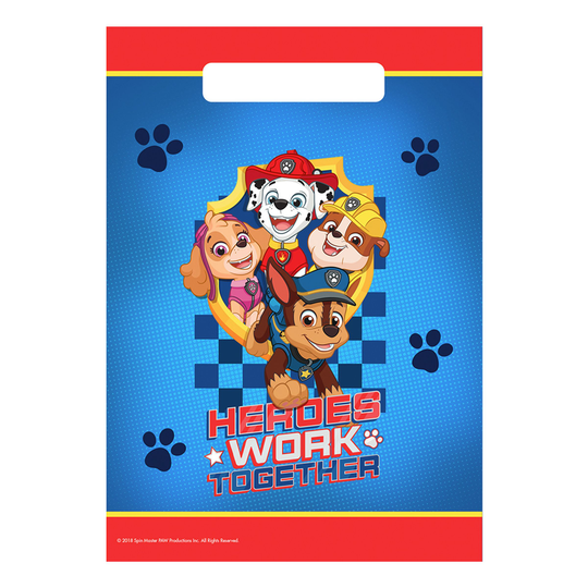 Paw Patrol Ryhmä Hau Juhlapussit - 8-pakkaus