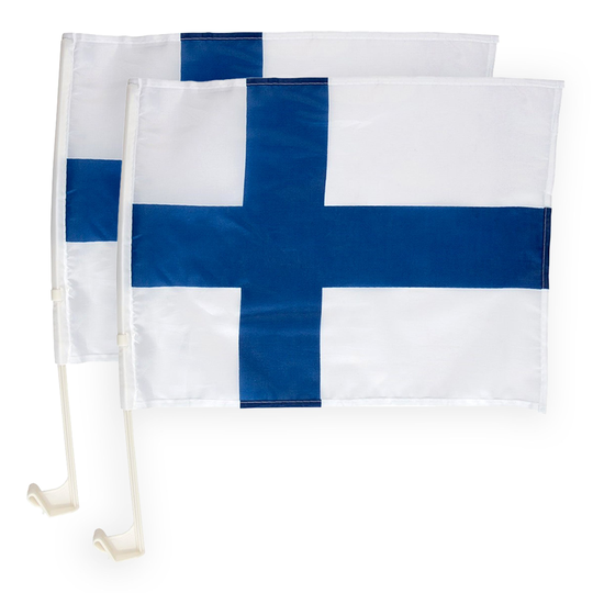 Autoliput Suomen Lippu - 2-pakkaus