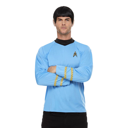 Star Trek Original Paita Sininen Naamiaisasu - X-Large