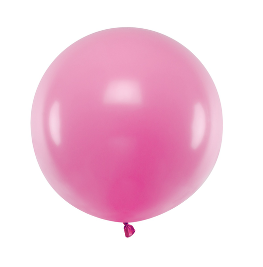 Iso ilmapallo - Pastelli, Fuksia, 60cm