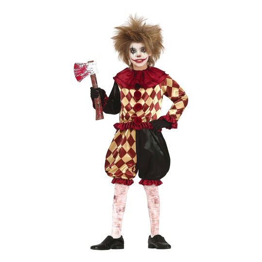 Clown Halloween Lasten Naamiaisasu - Large