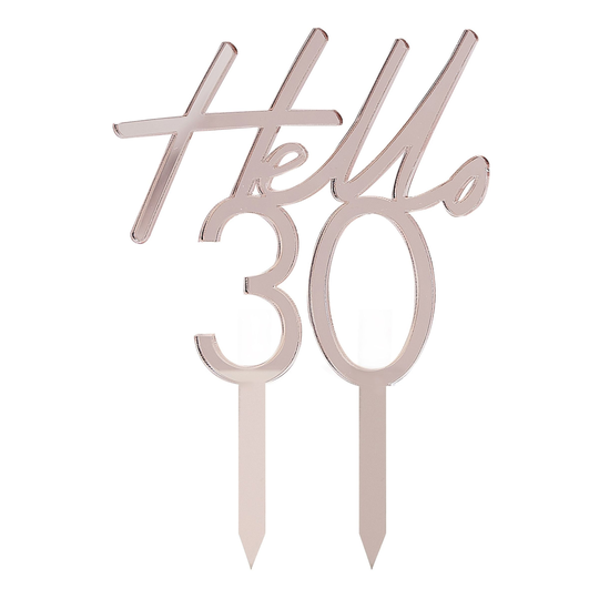 Kakkukoriste Numero Hello - 30