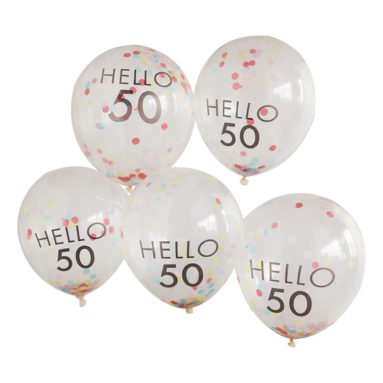 Eco Ilmapallot Hello 50 - 5-pakkaus