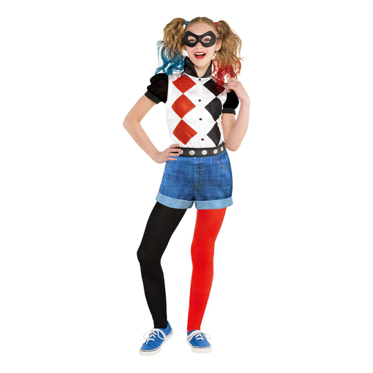Harley Quinn Klassinen Lasten Naamiaisasu - Medium