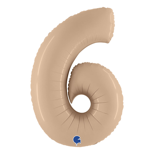 Numeroilmapallo Satin Nude - Numero 6