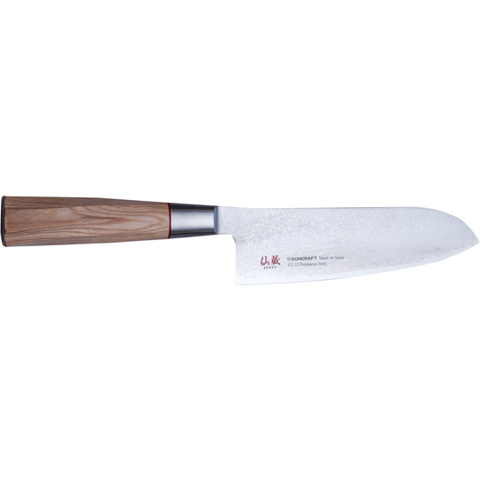 Suncraft Swirl 167 Santoku veitsi