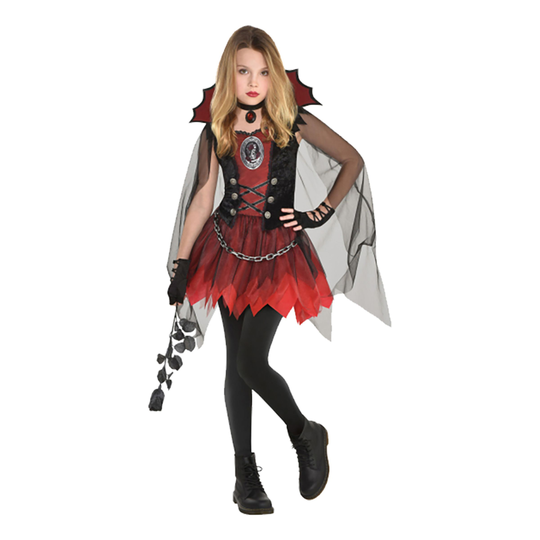 Tumma Vampyra Lasten Naamiaisasu - Small
