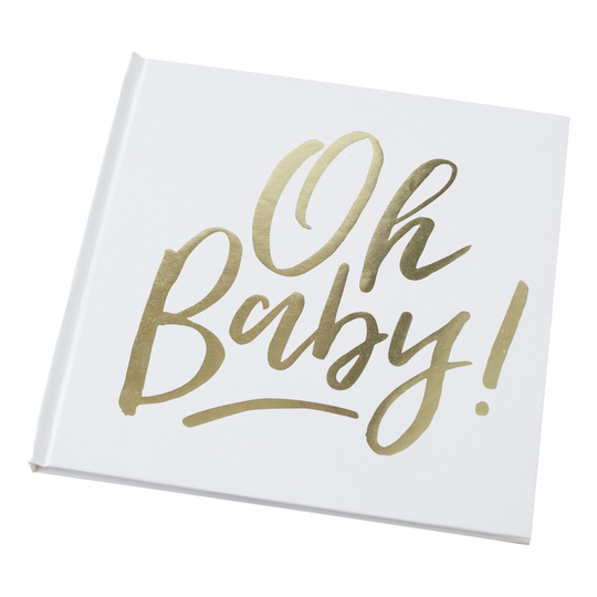 Vieraskirja Baby Shower Oh Baby