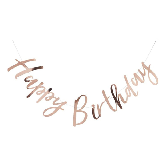Viirinauha Happy Birthday Ruusukulta